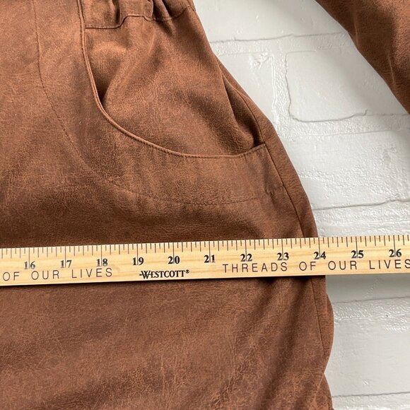 Bromley Coat Men Medium Brown Thermolite Plus‎ Insulated Zip Casual Work VTG - Picture 13 of 16